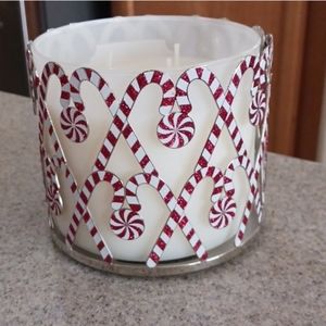 Bath & Body Works Candy Cane Candle Holder